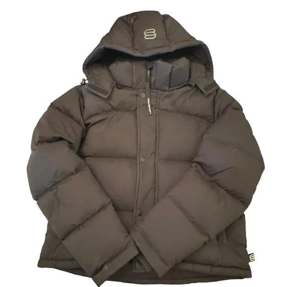 Like new! Aritzia The Super Puff Shorty cliMATTE Goose Down Jacket in Black Sz M - Picture 4 of 12